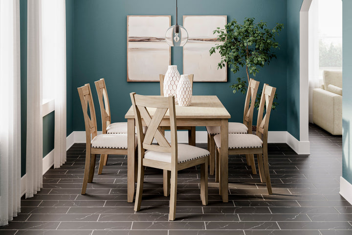 Sanbriar Dining Table and Chairs (Set of 7)