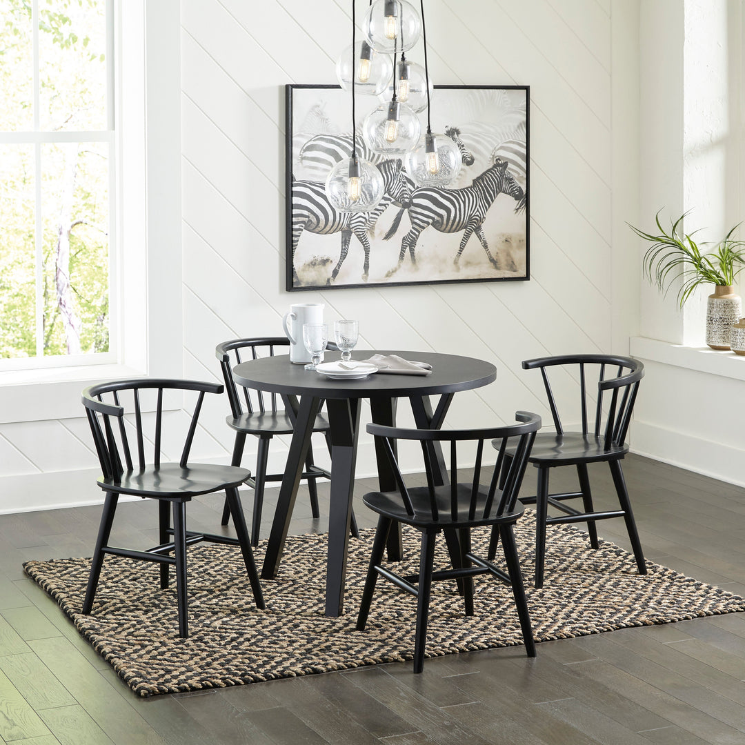 Round Dining Table Set (6588882911328)