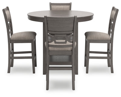 Wrenning Counter Height Dining Table and 4 Barstools (Set of 5)