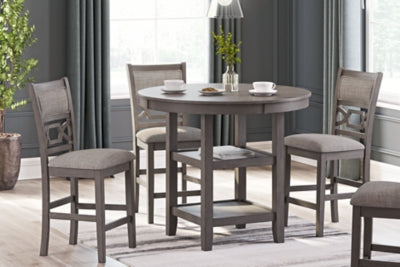 Wrenning Counter Height Dining Table and 4 Barstools (Set of 5)