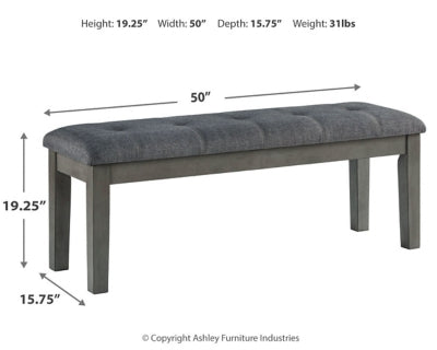 Hallanden 50" Dining Bench