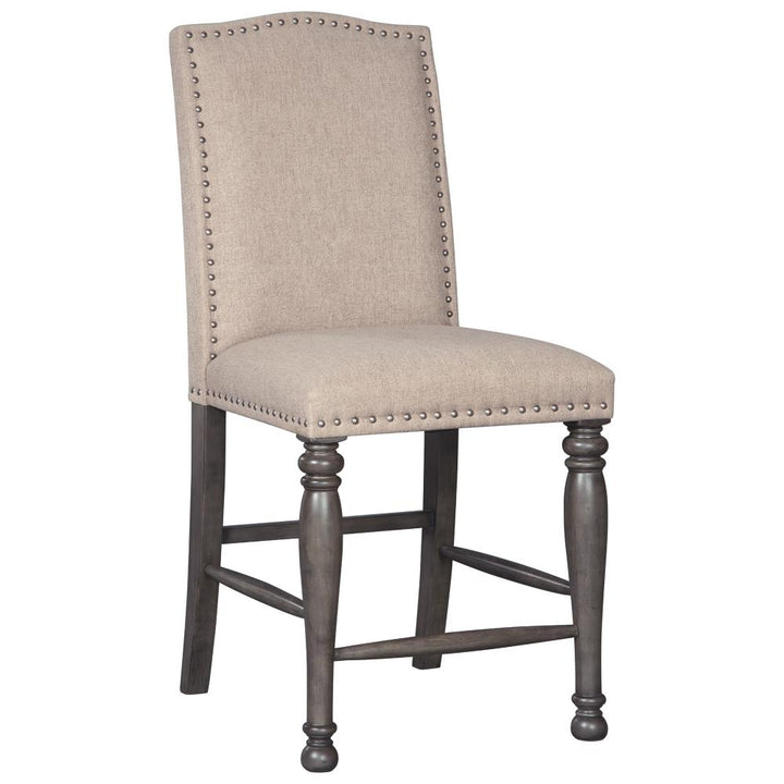 Audberry Upholstered Barstool (2/CN) - Al Rugaib Furniture (4412649701472)