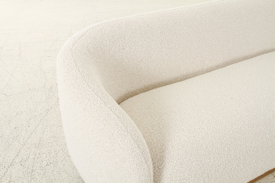 Brice Bouclé Cream Sofa