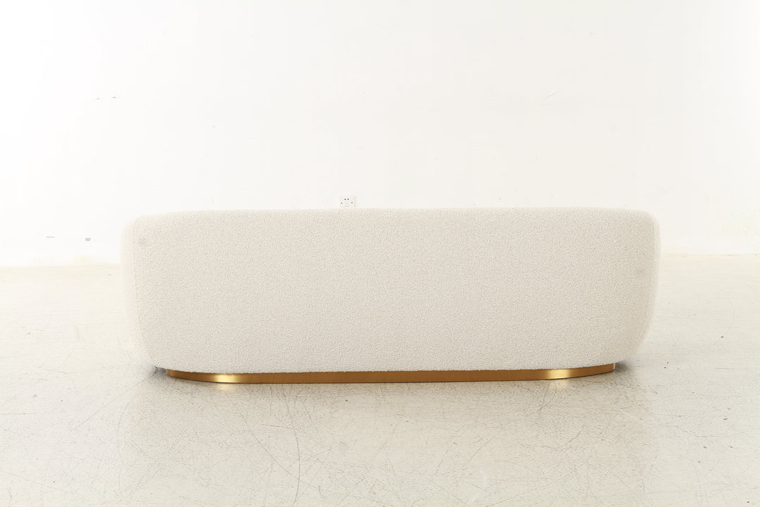 Brice Bouclé Cream Sofa