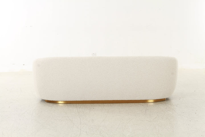 Brice Bouclé Cream Sofa