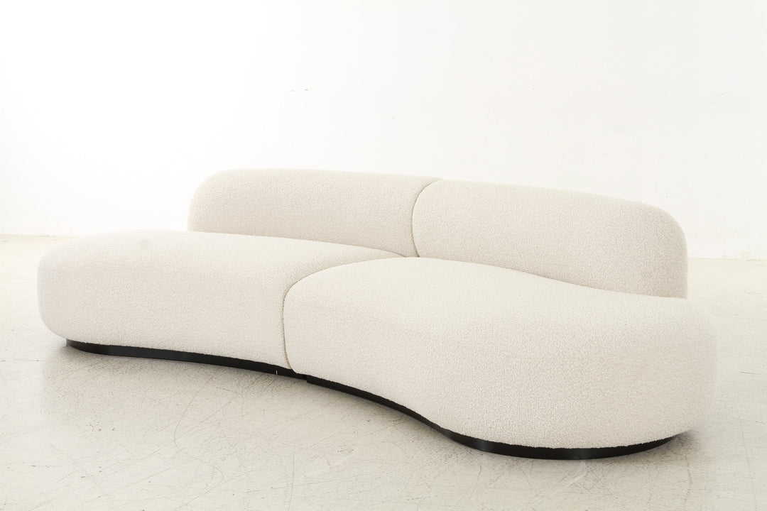 Björn Bouclé Cream Sofa