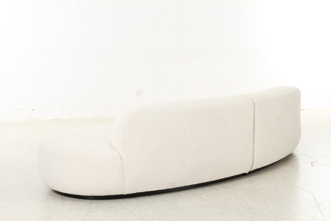 Björn Bouclé Cream Sofa