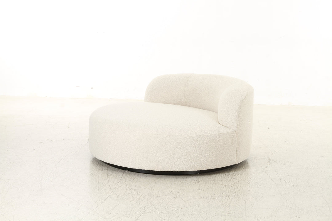 Bjorn Circle Boucé Cream Chaise -150 Cm