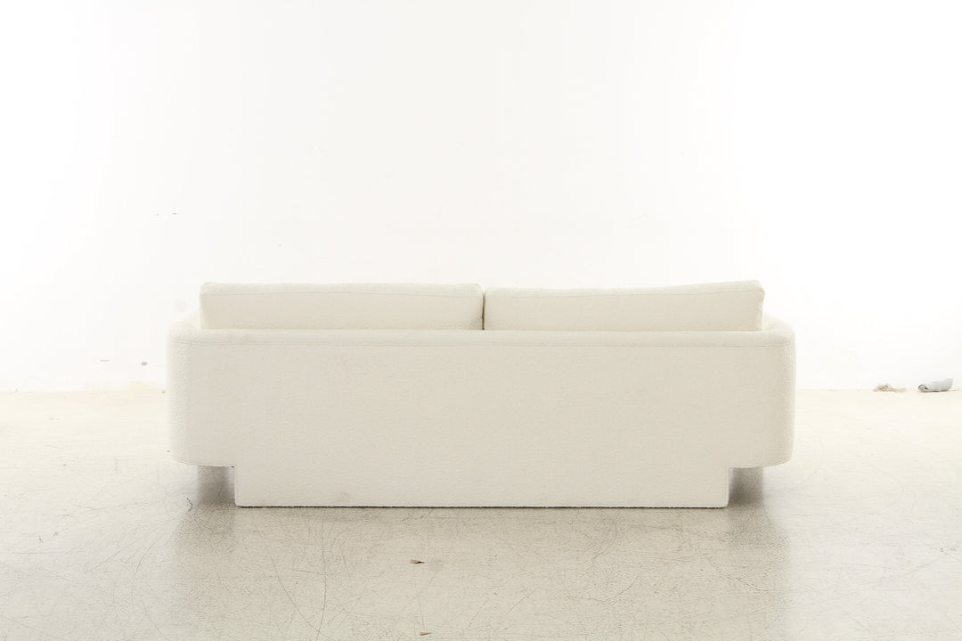 Floating Bouclé Cream Sofa