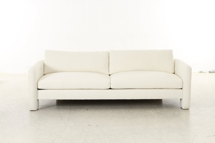 Floating Bouclé Cream Sofa