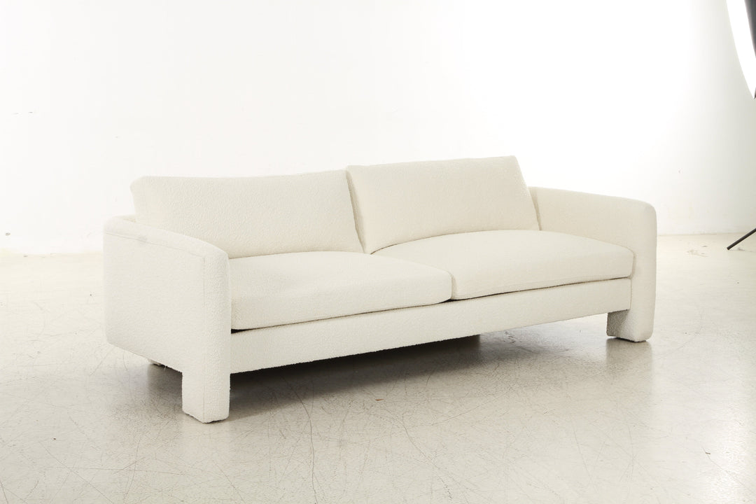 Floating Bouclé Cream Sofa