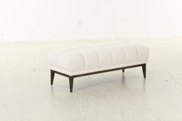 Avalon White & Black Bench