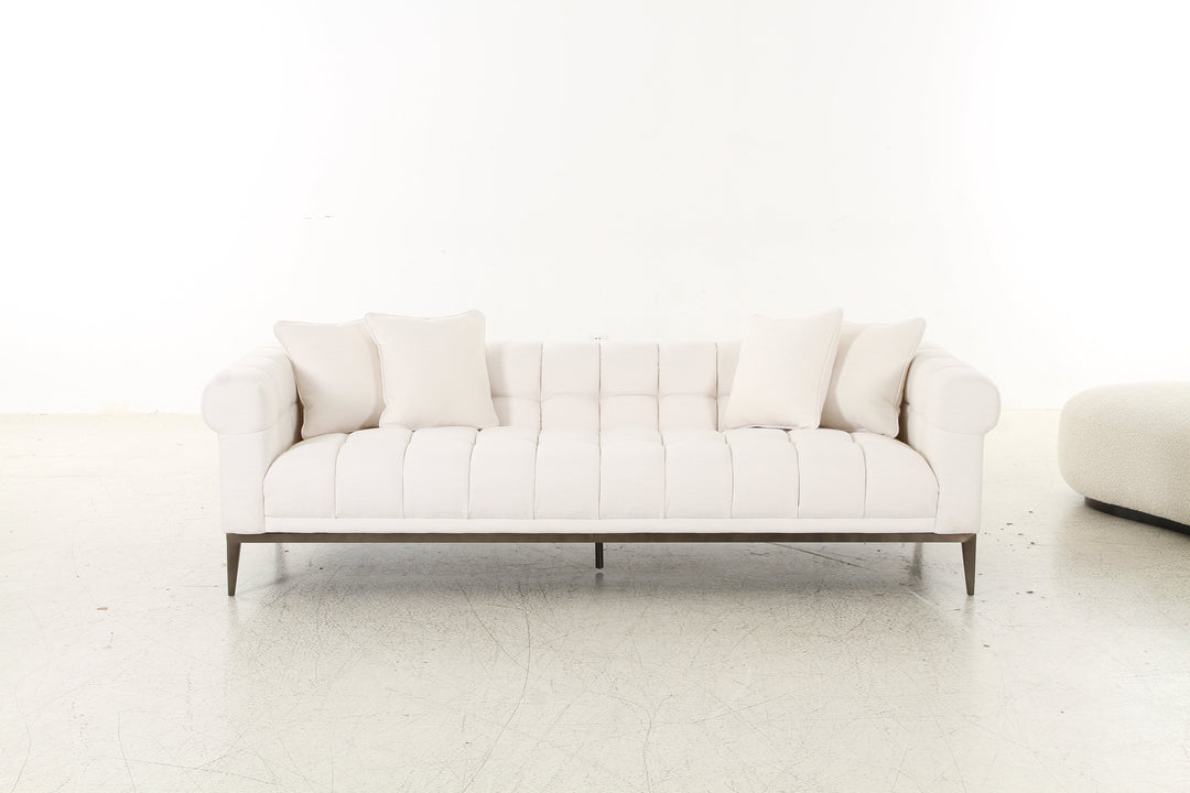 Avalon White & Black Sofa