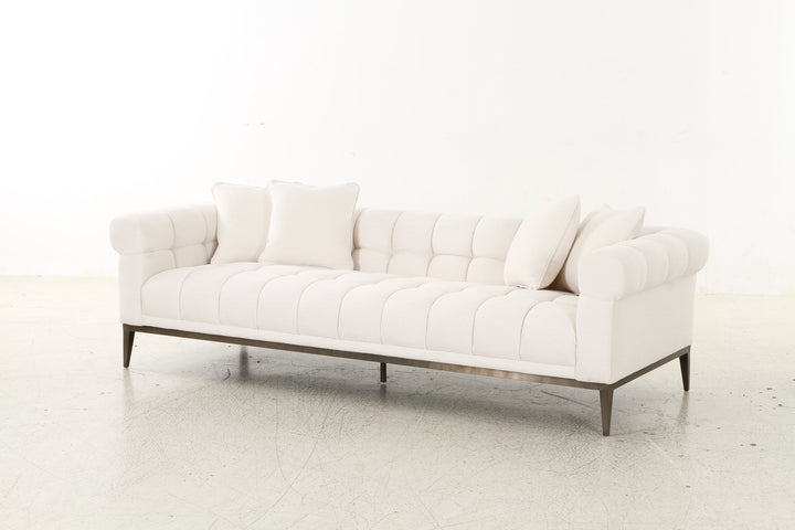 Avalon White & Black Sofa