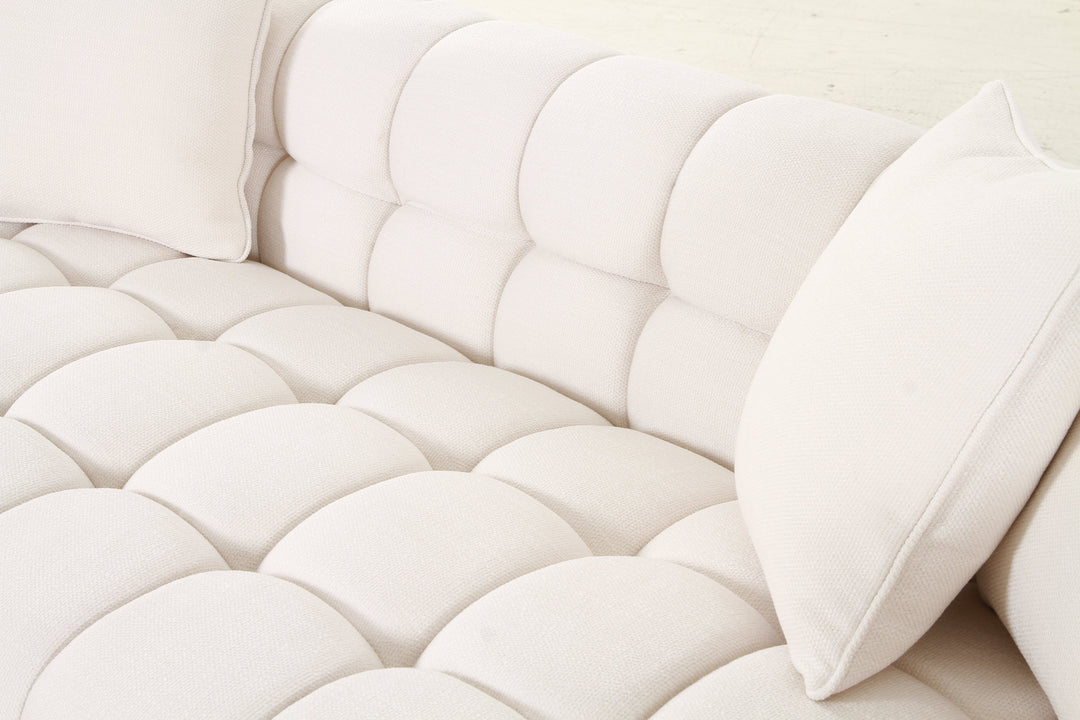 Avalon White & Black Sofa