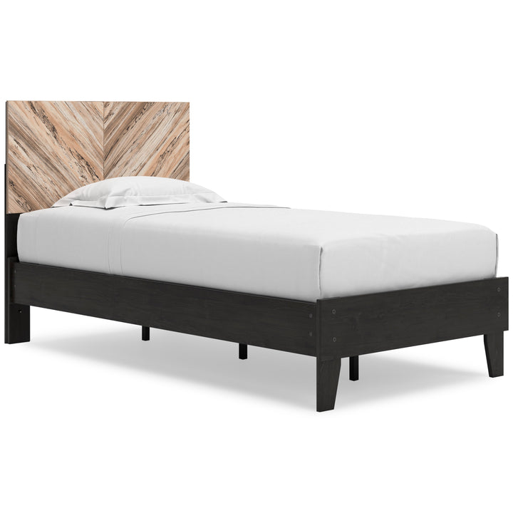 Black Piperton Twin Platform Bed