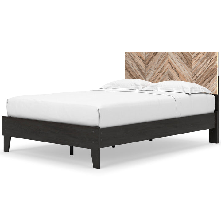 Black Piperton Full Platform Bedroom set