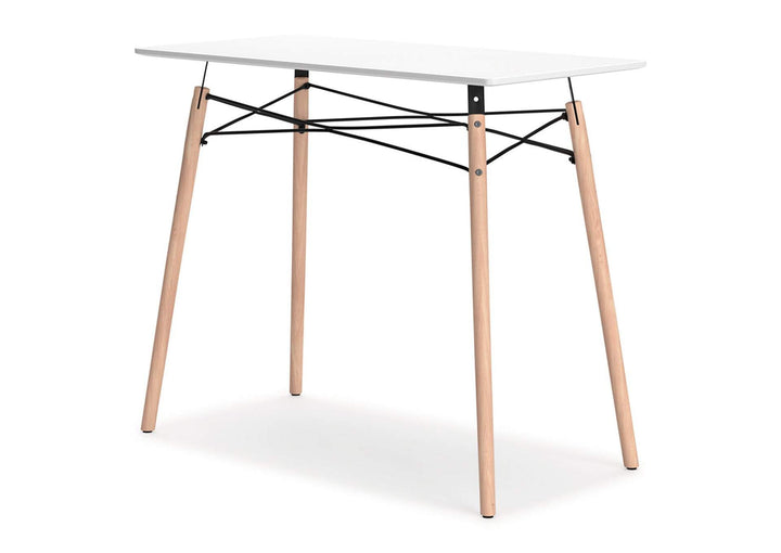 Jaspeni White,Black/Gray,Natural Home Office Desk (6615670292576)