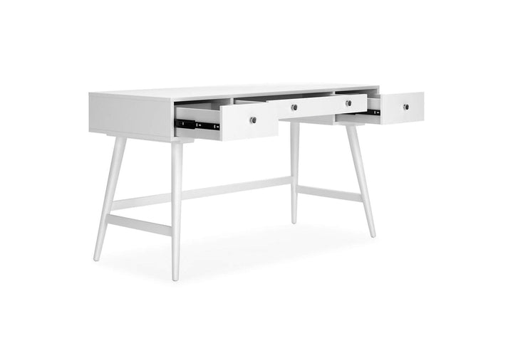 Thadamere White Home Office Desk (6615591125088)