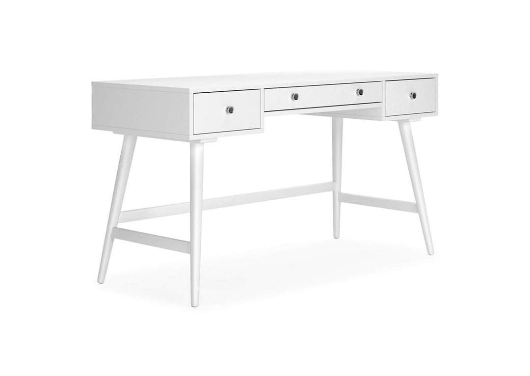 Thadamere White Home Office Desk (6615591125088)