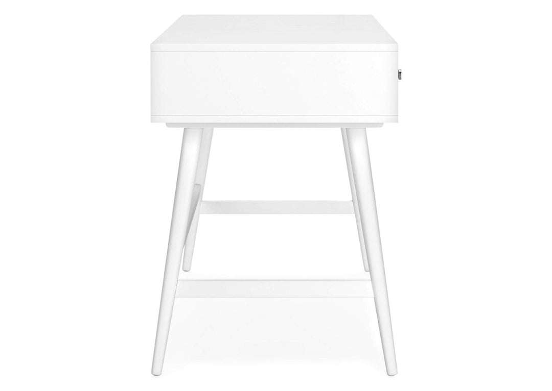 Thadamere White Home Office Desk (6615591125088)