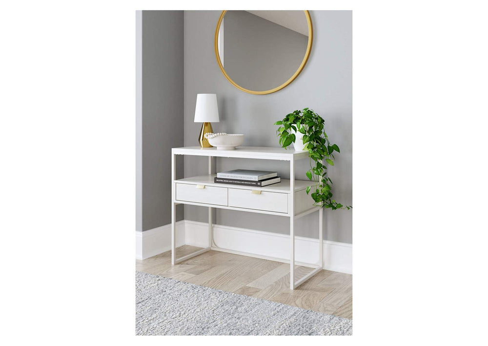 Deznee White Credenza (6615635165280)