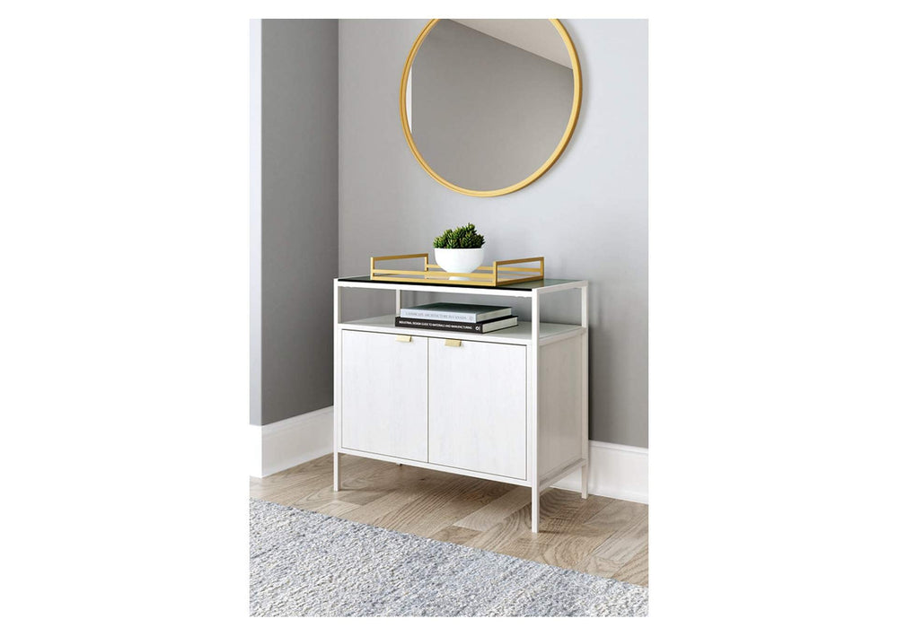 Deznee White Small Bookcase (6615631462496)