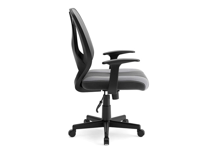 Beauenali Black/Gray Home Office Swivel Desk Chair (6615650271328)