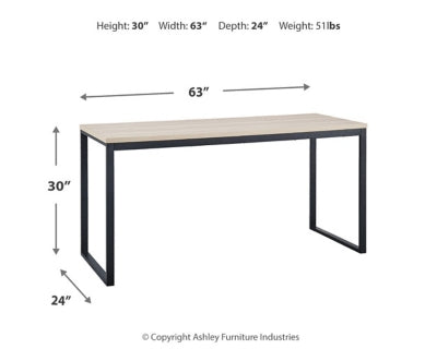 Waylowe 63" Home Office Desk