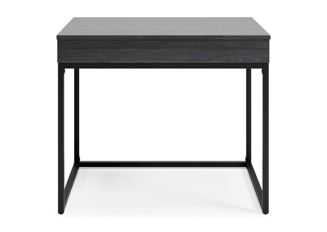 Yarlow Black/Gray Home Office Lift Top Desk (6615675437152)