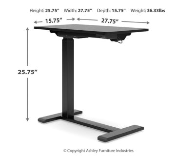 Lynxtyn Adjustable Height Home Office Side Desk