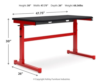 Lynxtyn Adjustable Height Home Office Desk