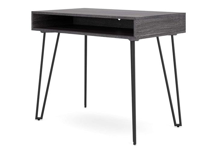 Strumford Black/Gray Home Office Desk (6615590797408)