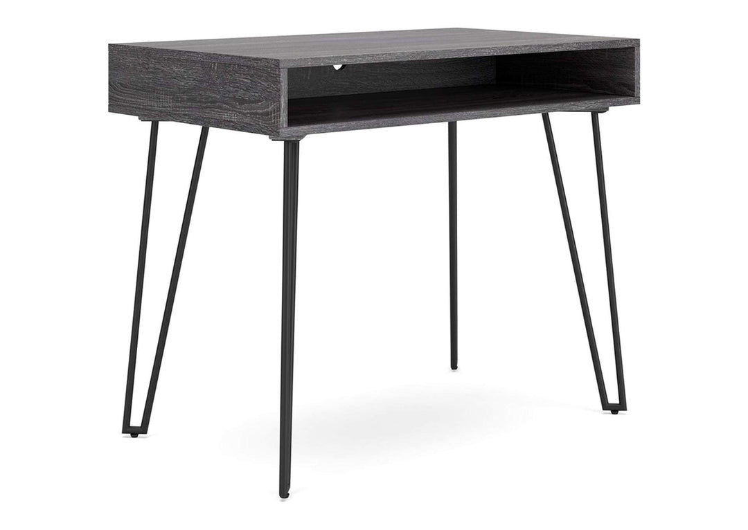 Strumford Black/Gray Home Office Desk (6615590797408)