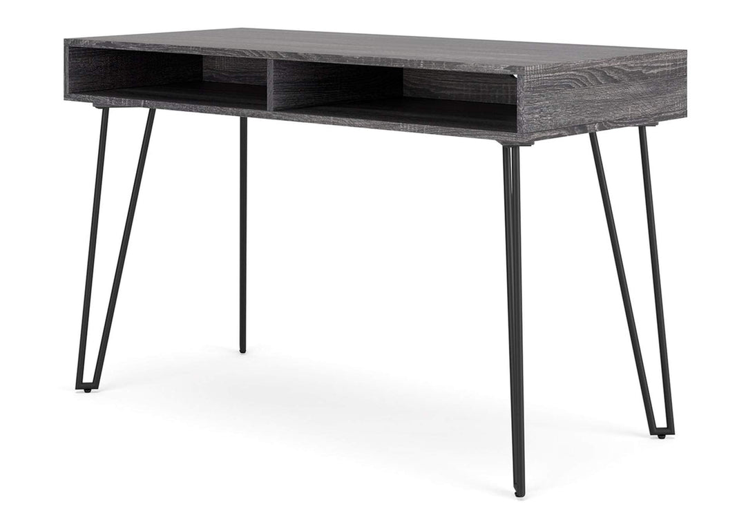 Strumford Black/Gray Home Office Desk (6615590469728)