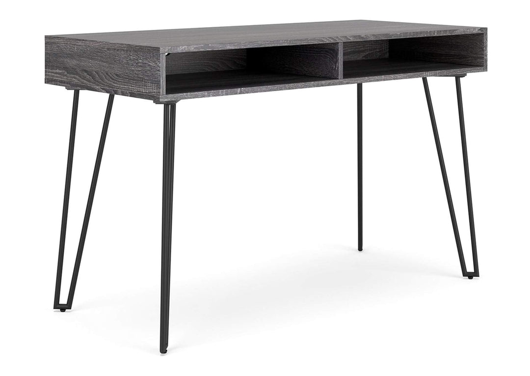 Strumford Black/Gray Home Office Desk (6615590469728)