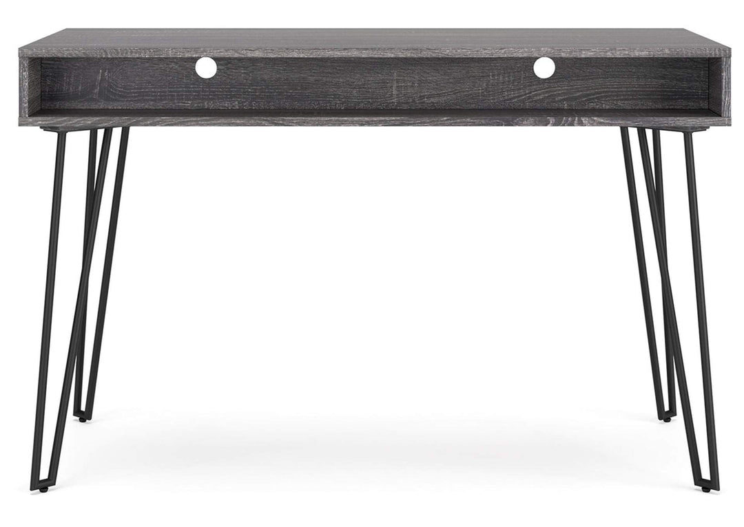 Strumford Black/Gray Home Office Desk (6615590469728)