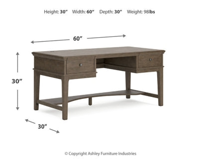 Janismore Home Office Storage Leg Desk