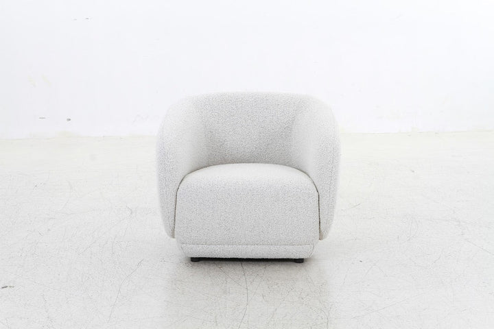 Boho Grey Boucle 1 Seater