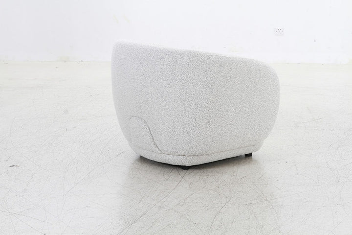 Boho Grey Boucle 1 Seater