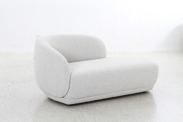 Boho Grey Boucle Chaise