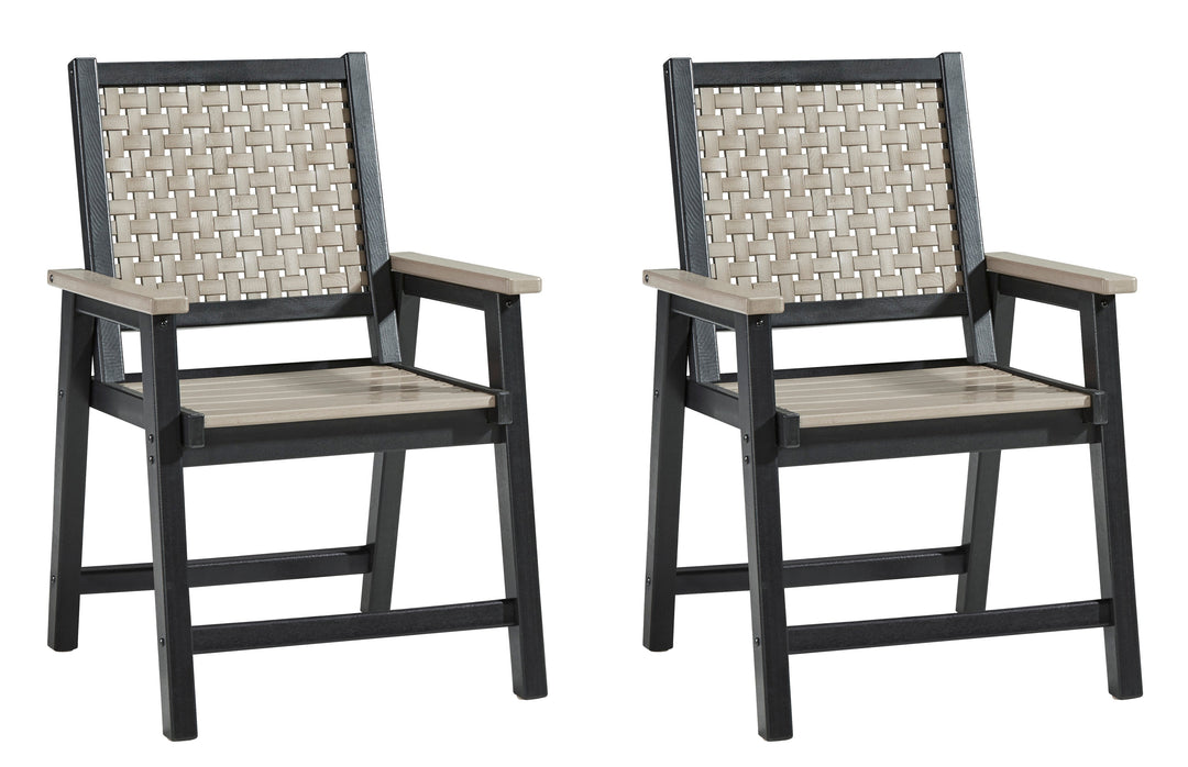 MOUNT VALLEY Arm Chair (set Of 2) (6622996070496)