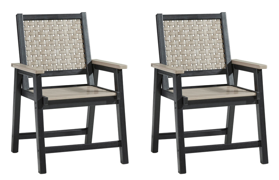 MOUNT VALLEY Arm Chair (set Of 2) (6622996070496)