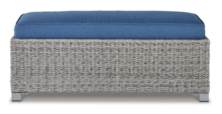 Naples Beach Outdoor Bench with Cushion