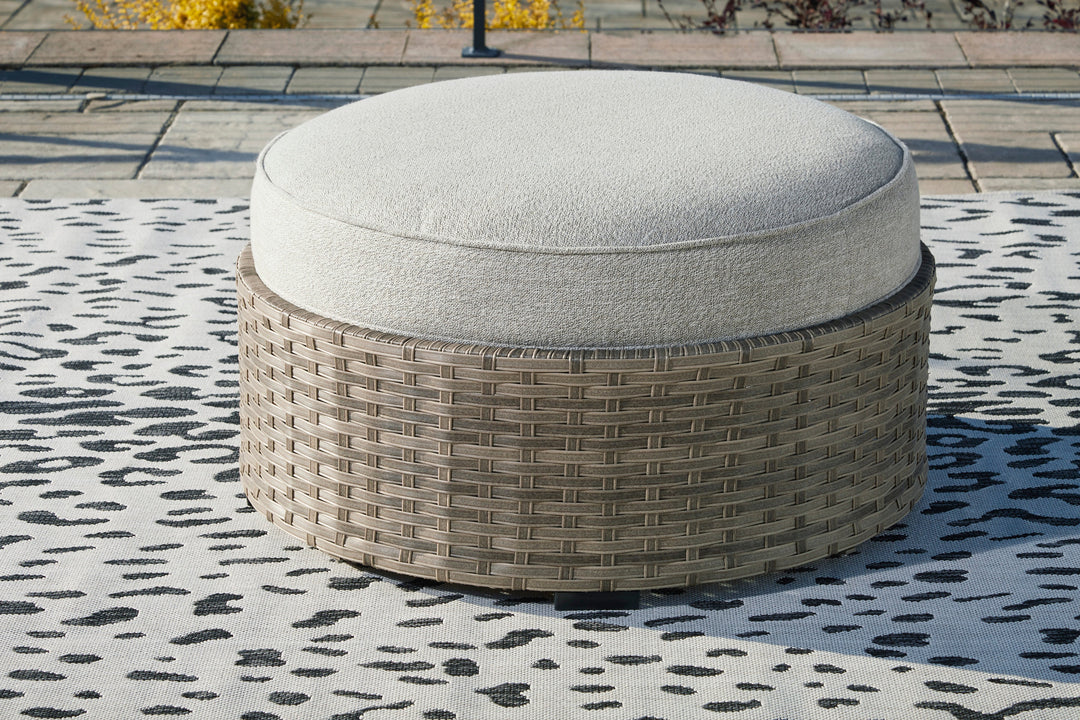 Calworth Outdoor Ottoman with Cushion (6622994694240)