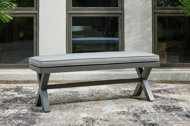 Elite Park Outdoor Bench with Cushion (6622993416288)