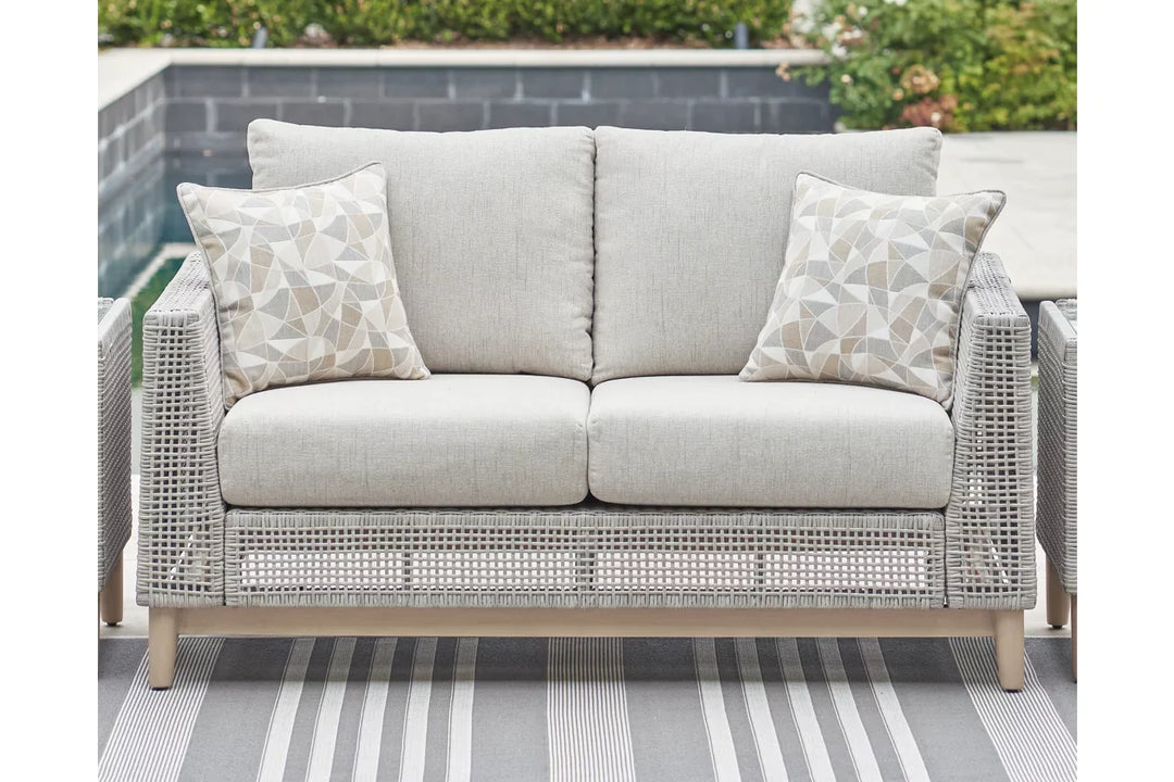 Seton Creek Outdoor Loveseat with Cushion