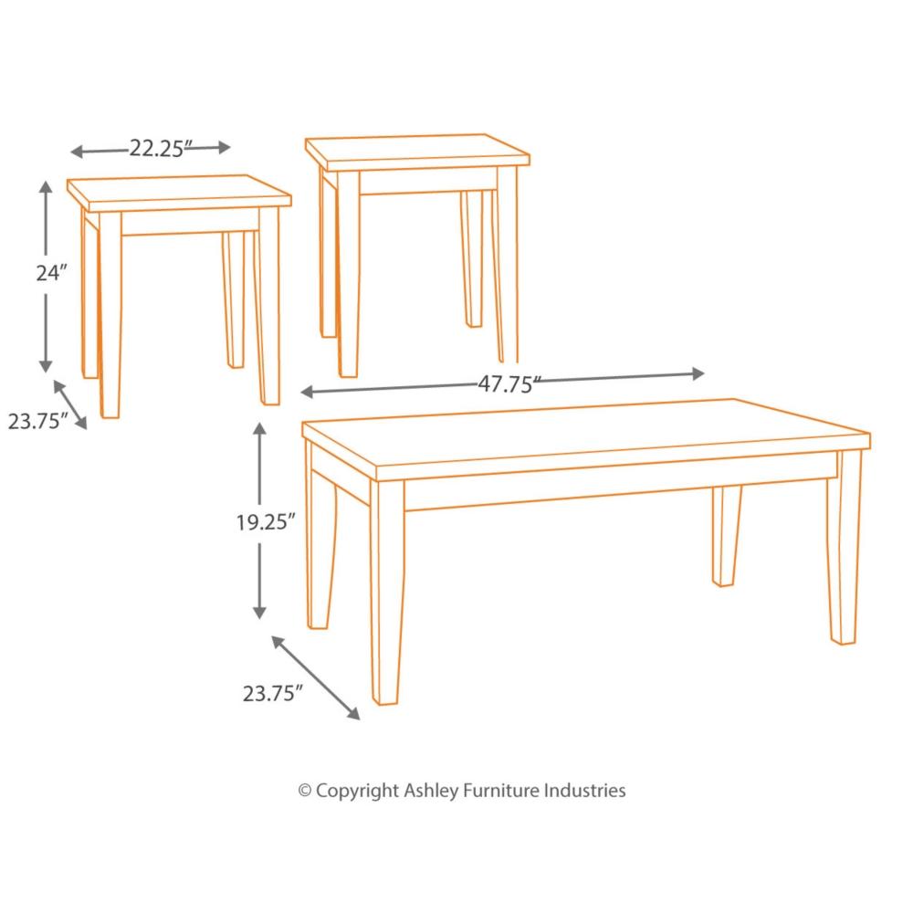 Theo Occasional Table Set - Al Rugaib Furniture (9154447570)