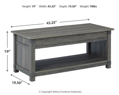 Freedan Lift-Top Coffee Table