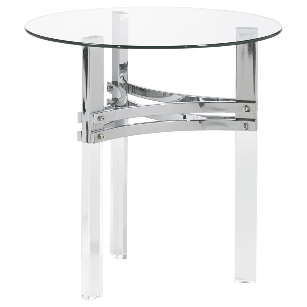 Braddoni Round End Table - Al Rugaib Furniture (4495104933984)